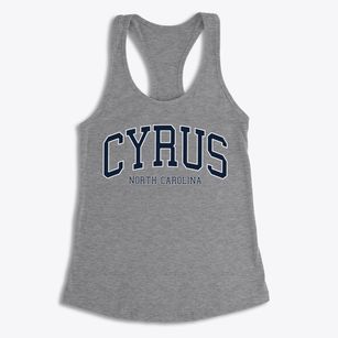 Cyrus North Carolina Traditional Women's Racerback Tank