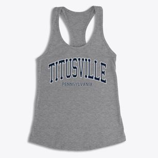 Titusville Pennsylvania Traditional Women's Racerback Tank