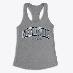 Mckinleyville West Virginia Traditional Women's Racerback Tank