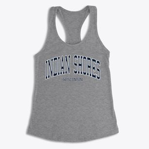 Indian Shores Wisconsin Traditional Women's Racerback Tank