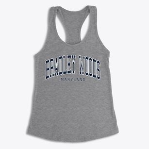 Bradley Woods Maryland Traditional Women's Racerback Tank