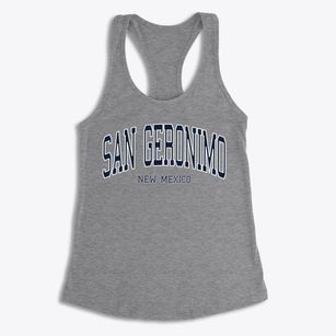 San Geronimo New Mexico Traditional Women's Racerback Tank