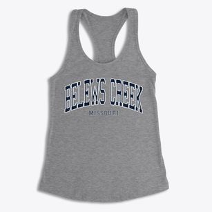 Belews Creek Missouri Traditional Women's Racerback Tank