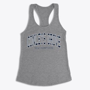 Conleys Grove New Hampshire Traditional Women's Racerback Tank