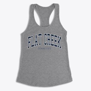 Flat Creek Tennessee Traditional Women's Racerback Tank