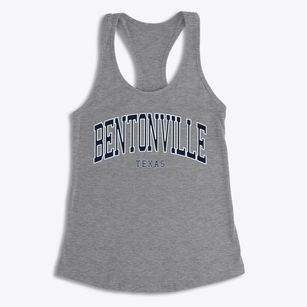 Bentonville Texas Traditional Women's Racerback Tank