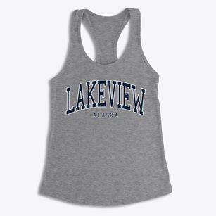 Lakeview Alaska Traditional Women's Racerback Tank