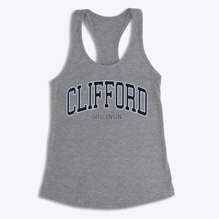 Clifford Wisconsin Traditional Women's Racerback Tank