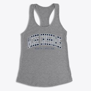 Mcgee Crossroads North Carolina Traditional Women's Racerback Tank