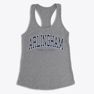 Arlingham Pennsylvania Traditional Women's Racerback Tank