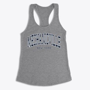 Mechanicville New York Traditional Women's Racerback Tank