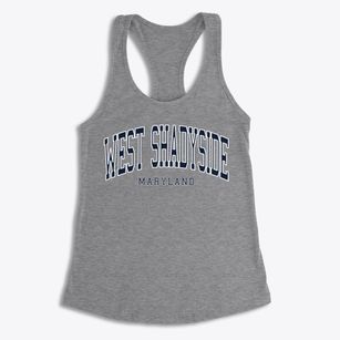 West Shadyside Maryland Traditional Women's Racerback Tank