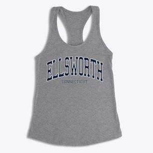 Ellsworth Connecticut Traditional Women's Racerback Tank