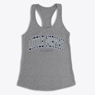 Little Norway Wisconsin Traditional Women's Racerback Tank
