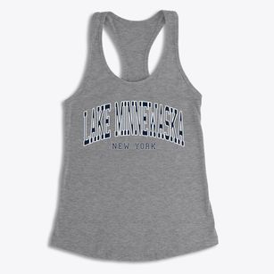 Lake Minnewaska New York Traditional Women's Racerback Tank