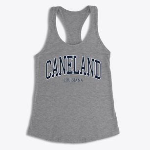 Caneland Louisiana Traditional Women's Racerback Tank