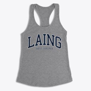 Laing West Virginia Traditional Women's Racerback Tank