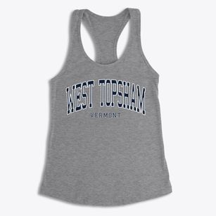 West Topsham Vermont Traditional Women's Racerback Tank