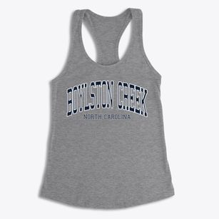 Boylston Creek North Carolina Traditional Women's Racerback Tank