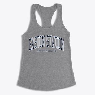 Easton Station Massachusetts Traditional Women's Racerback Tank