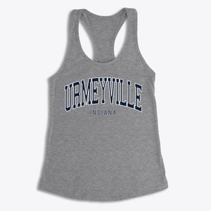 Urmeyville Indiana Traditional Women's Racerback Tank