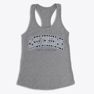 Hares Crossroads North Carolina Traditional Women's Racerback Tank