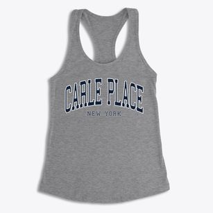 Carle Place New York Traditional Women's Racerback Tank