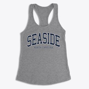 Seaside North Carolina Traditional Women's Racerback Tank