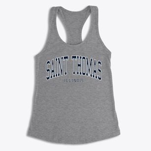 Saint Thomas Illinois Traditional Women's Racerback Tank