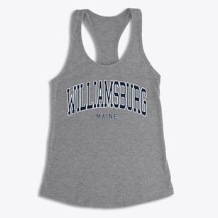 Williamsburg Maine Traditional Women's Racerback Tank