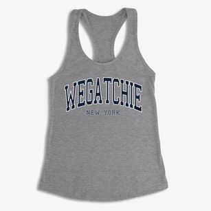 Wegatchie New York Traditional Women's Racerback Tank