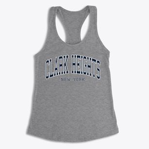 Clark Heights New York Traditional Women's Racerback Tank