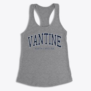 Vantine North Carolina Traditional Women's Racerback Tank
