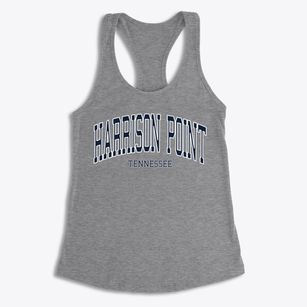 Harrison Point Tennessee Traditional Women's Racerback Tank