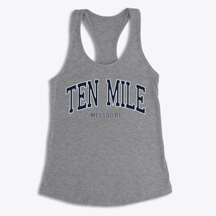 Ten Mile Missouri Traditional Women's Racerback Tank
