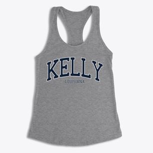 Kelly Louisiana Traditional Women's Racerback Tank