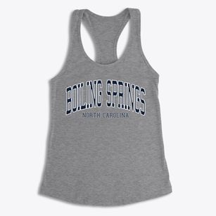 Boiling Springs North Carolina Traditional Women's Racerback Tank
