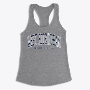 West Rockingham North Carolina Traditional Women's Racerback Tank