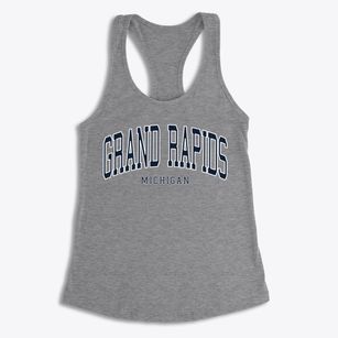 Grand Rapids Michigan Traditional Women's Racerback Tank