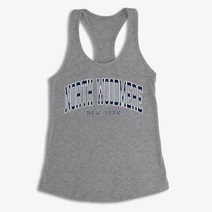 North Woodmere New York Traditional Women's Racerback Tank