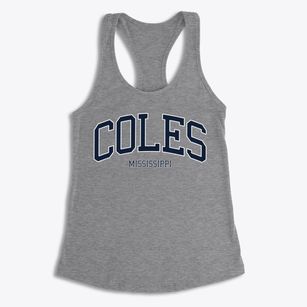 Coles Mississippi Traditional Women's Racerback Tank