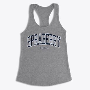 Spraberry Texas Traditional Women's Racerback Tank
