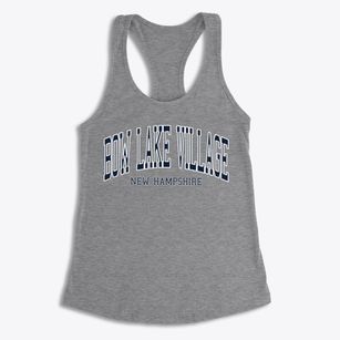 Bow Lake Village New Hampshire Traditional Women's Racerback Tank