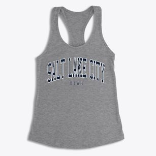Salt Lake City Utah Traditional Women's Racerback Tank