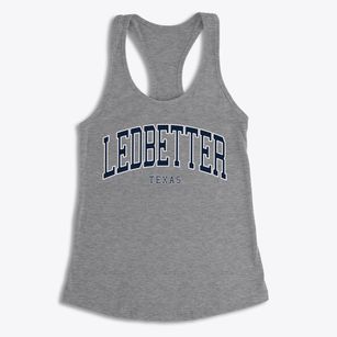Ledbetter Texas Traditional Women's Racerback Tank