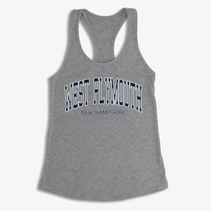 West Plymouth New Hampshire Traditional Women's Racerback Tank