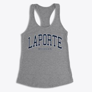 Laporte Michigan Traditional Women's Racerback Tank