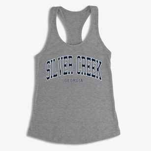 Silver Creek Georgia Traditional Women's Racerback Tank