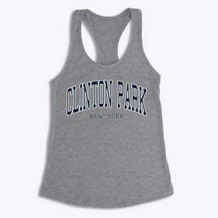Clinton Park New York Traditional Women's Racerback Tank