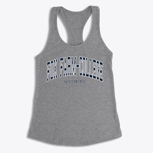 Fox Farm-college Wyoming Traditional Women's Racerback Tank